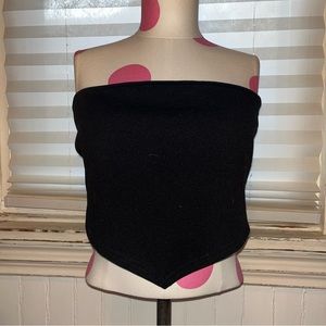 Nasty Gal Strapless Hanker-chief Tie Back Top
